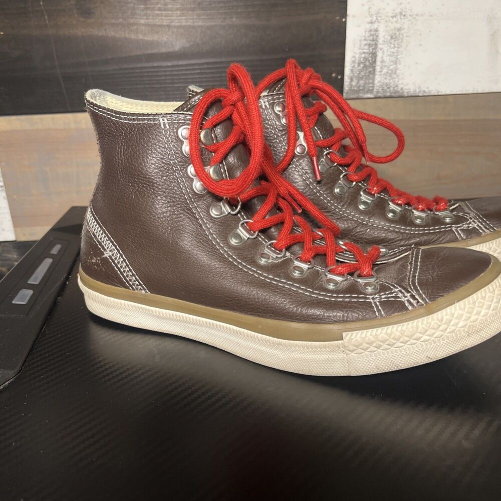Converse All Star Chuck Taylor City Hiker Hi Brown Leather Men Sz 7women 9